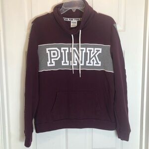 Victor Secret’s PINK High/Cowl Neck Sweatshirt. Size L